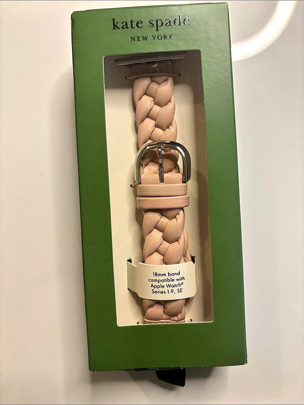 kate spade Braided Apple Watch Band in Pink NWT